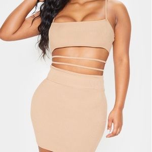 PLT beige dress